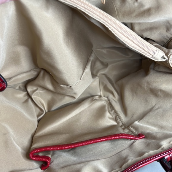 Giana Bernini Red satchel handbag - Picture 10 of 16